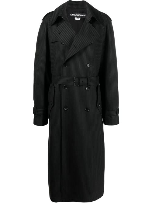 Pinstripe trench coat JUNYA WATANABE | JIC005.1
